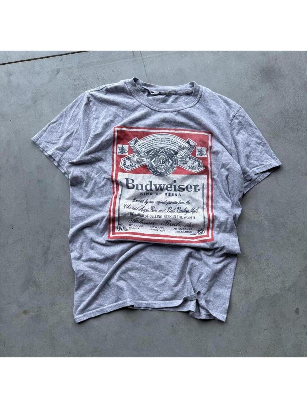 y2k women’s Budweiser graphic tee Size L